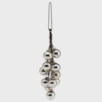 Silver Glass Ball Decor Cluster