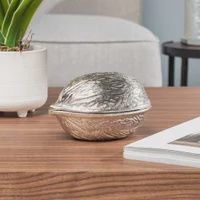 Walnut Shaped Trinket Box