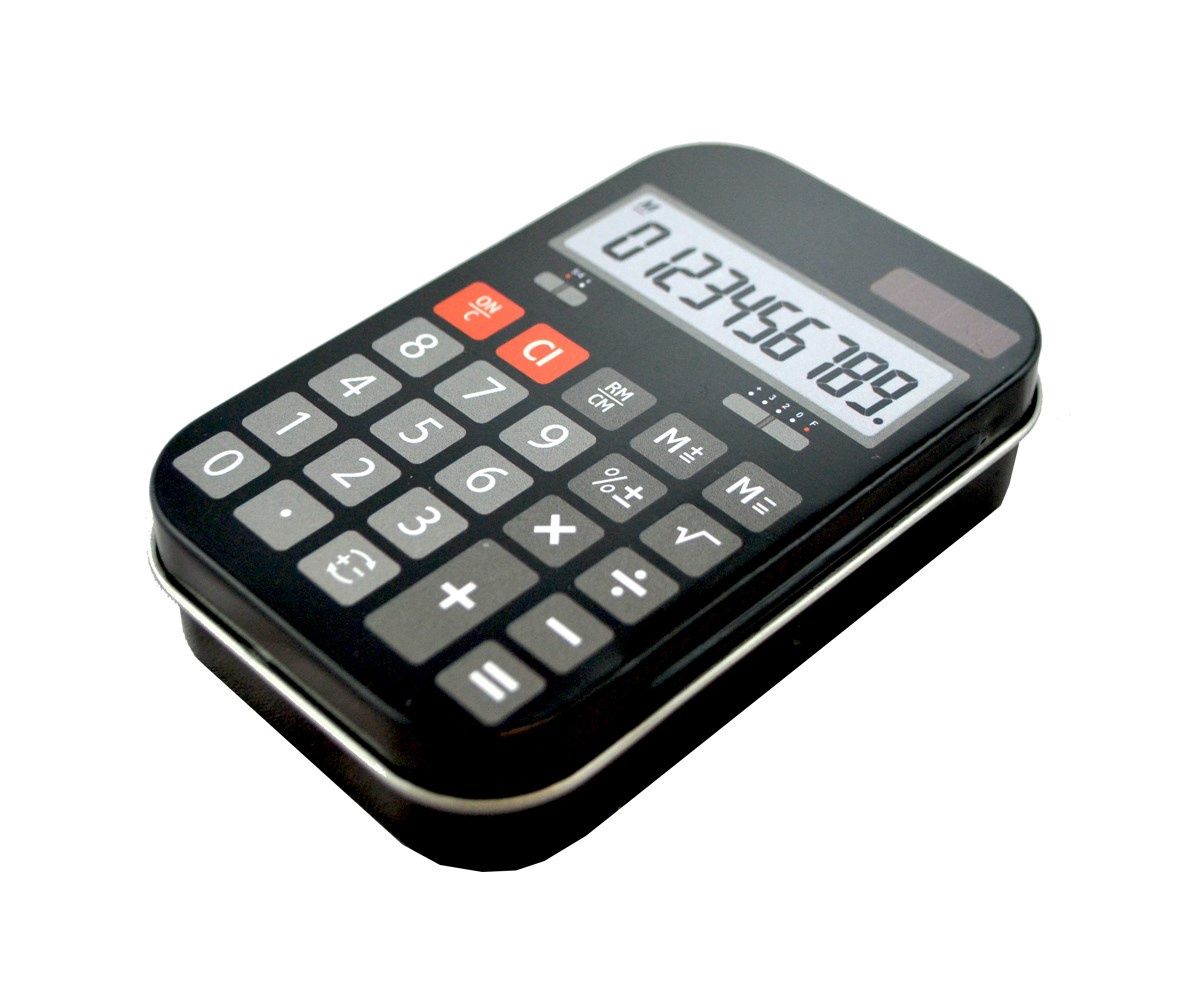Calculator Mini Tin
