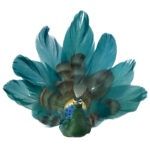 Bird Peacock Teal w/Clip