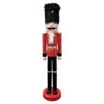 Nutcracker Wooden Standing 24" London Soldier Fur Hat