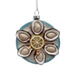 Glass Oyster Platter Ornament