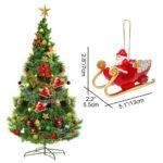 Sleigh w/Santa Ornament