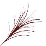 Spray Feather Grass Red Glitter