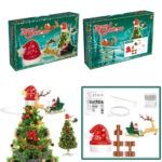 Tree Topper - Rotating Sleigh 7PCs w/Movement, Lights &amp; Music