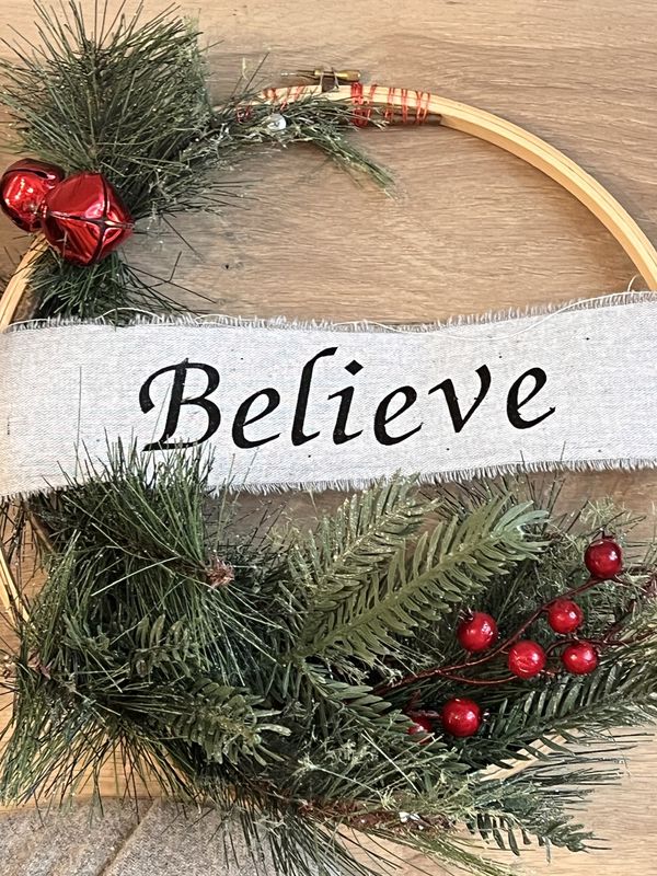 Believe Wreath