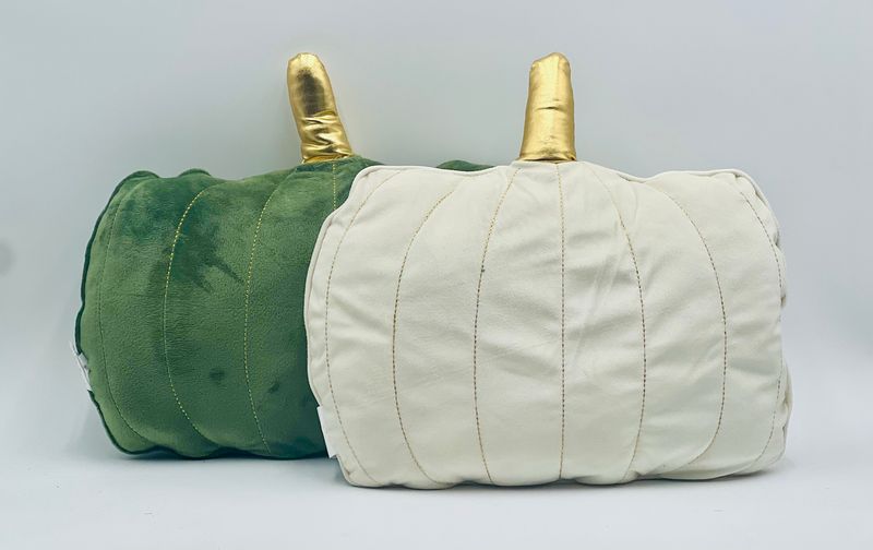 Polyester Harvest Pumpkin Plush - 2 Assorted