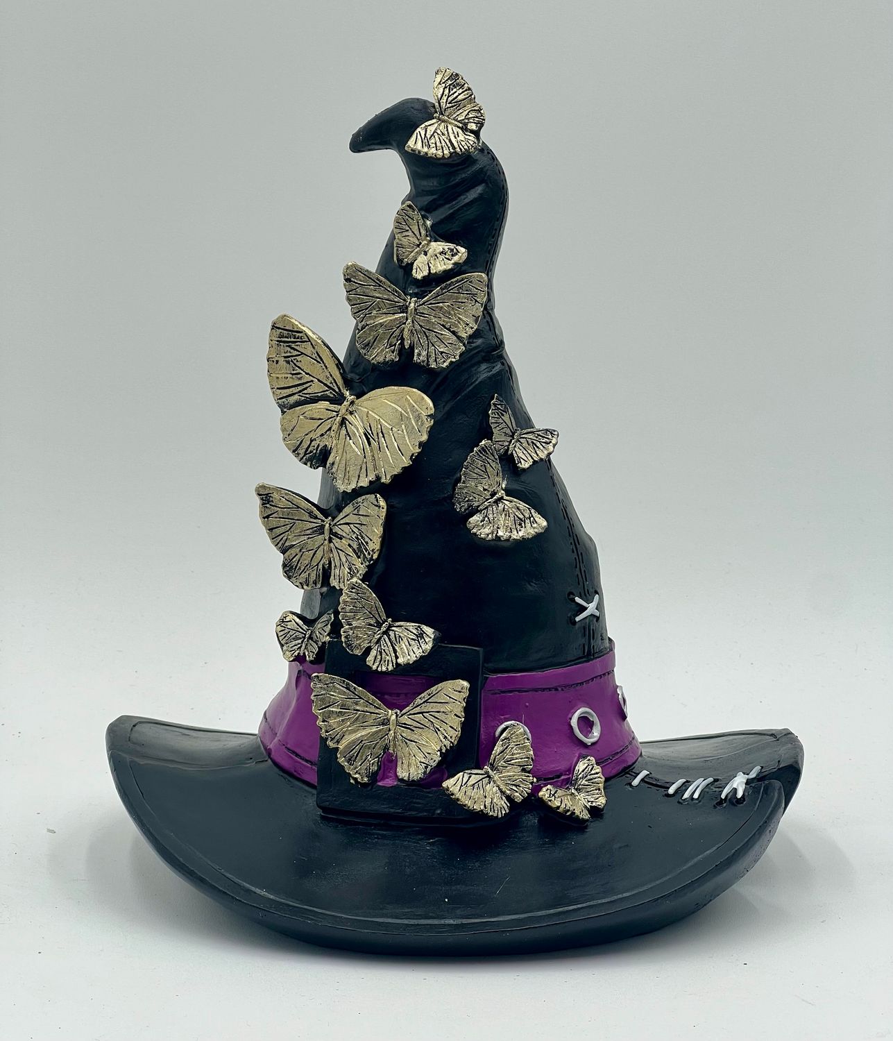 Resin Witch Hat Decor