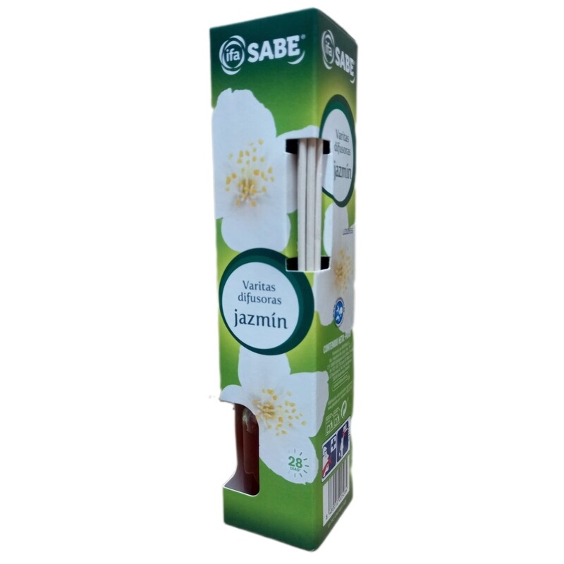 Ambientador varitas difusoras - Jazmín - ifa SABE - 40 ml.
