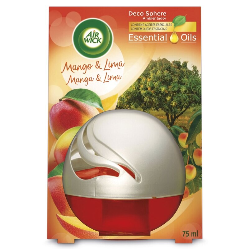 Ambientador Air Wick Mango y Lima - Deco Sphere