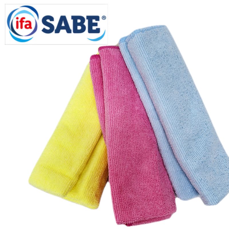 Bayetas de Microfibra Multiusos ifa SABE - 3 unid - colores surtidos - 40 x 38cm
