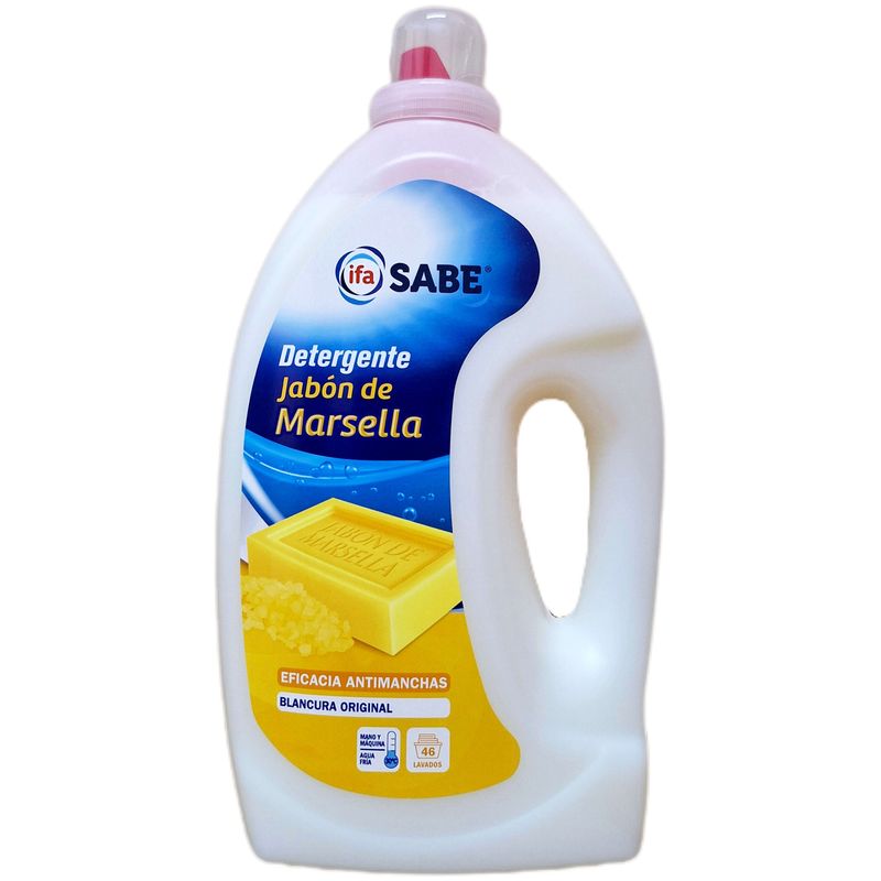 Detergente Jabón de Marsella ifa SABE - 46 lavados - 3 litros