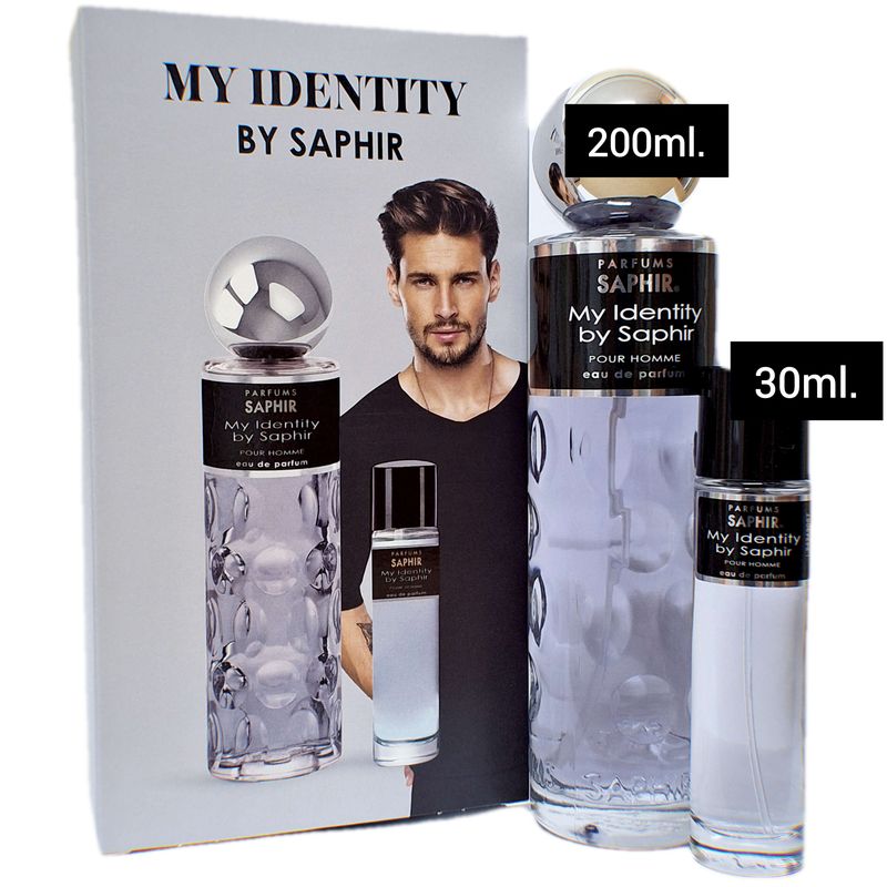 Parfums Saphir - My Identity - Pour Homme - 200ml. + 30ml.