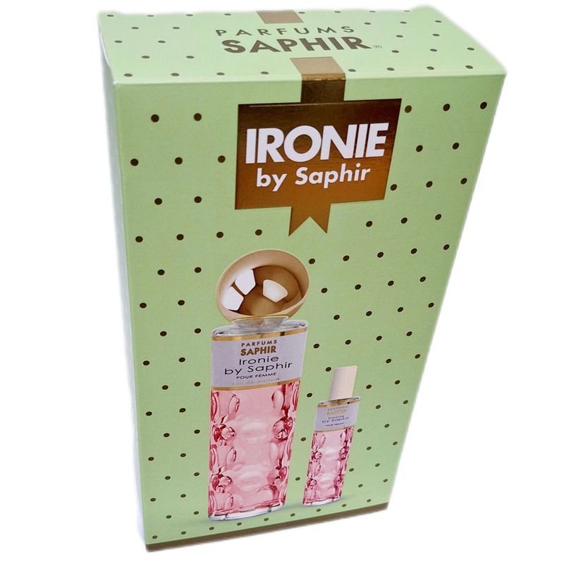Parfums Saphir - Ironie - Pour Femme - 200ml. + 30ml.