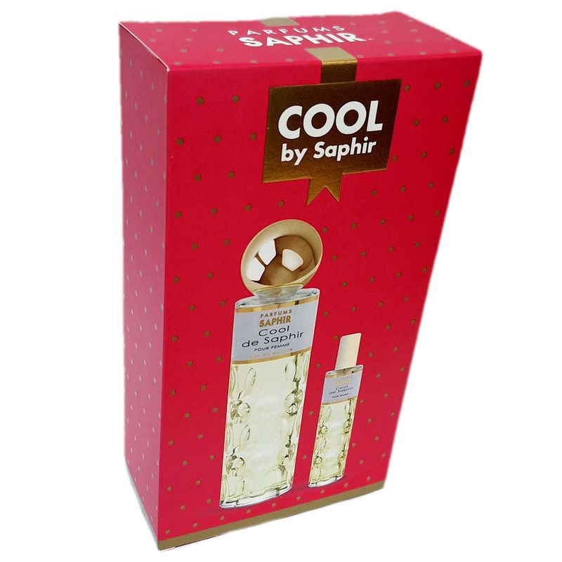 Parfums Saphir - Cool - Pour Femme - 200ml. + 30ml.