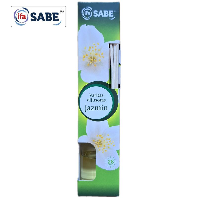 Ambientador varitas difusoras - Jazmín - ifa SABE - 40 ml.