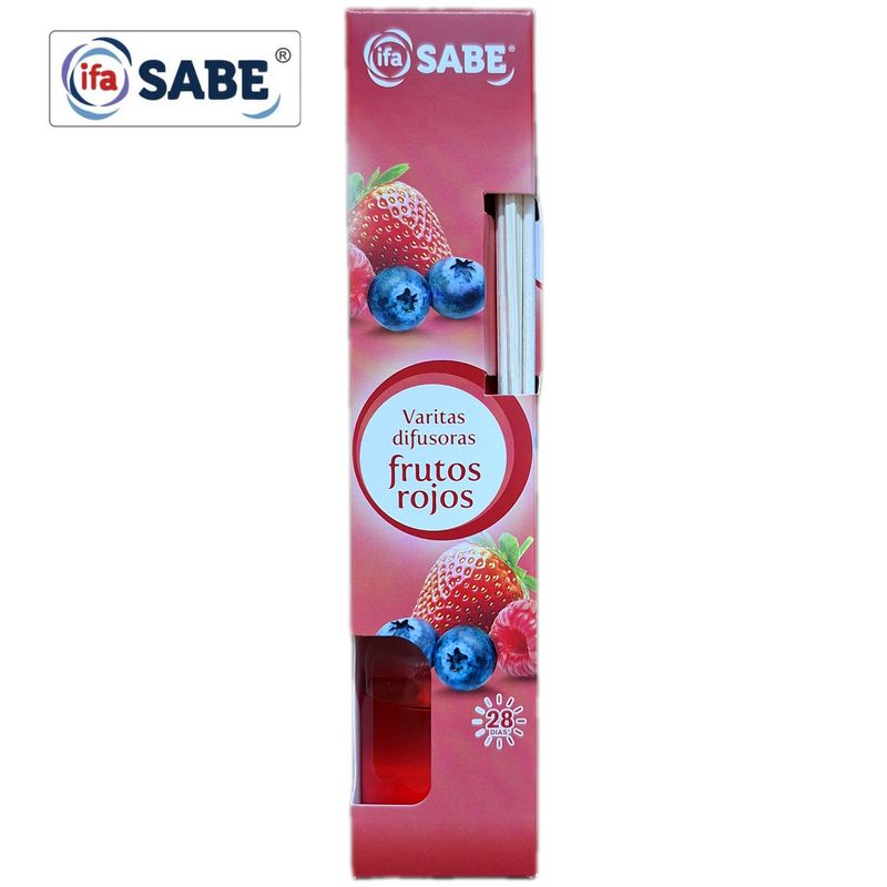 Ambientador varitas difusoras - Frutos rojos - ifa SABE - 40 ml.