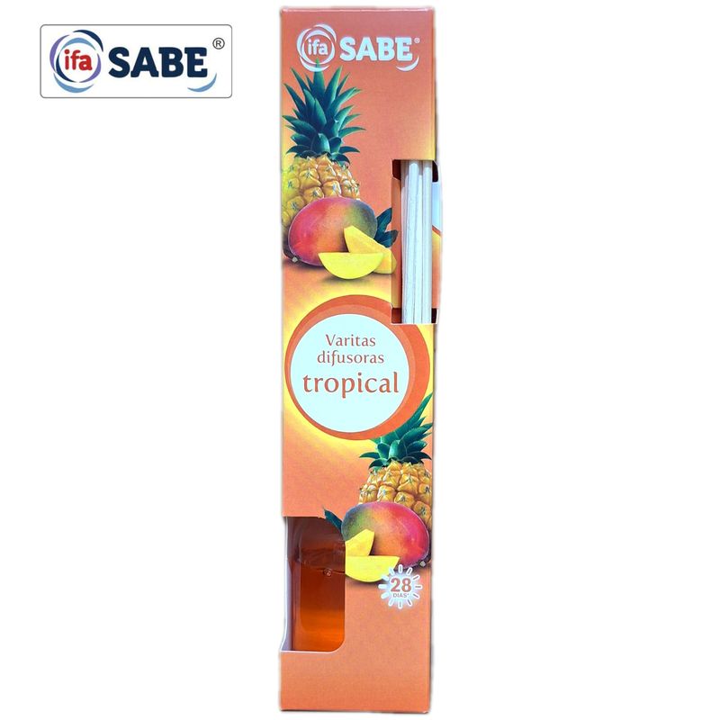 Ambientador varitas difusoras - Tropical - ifa SABE - 40 ml.