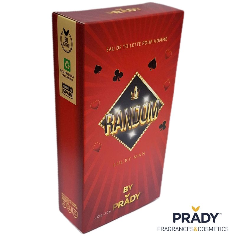 Prady - Eau de toilette para Hombre 90 ml - Random Lucky Man