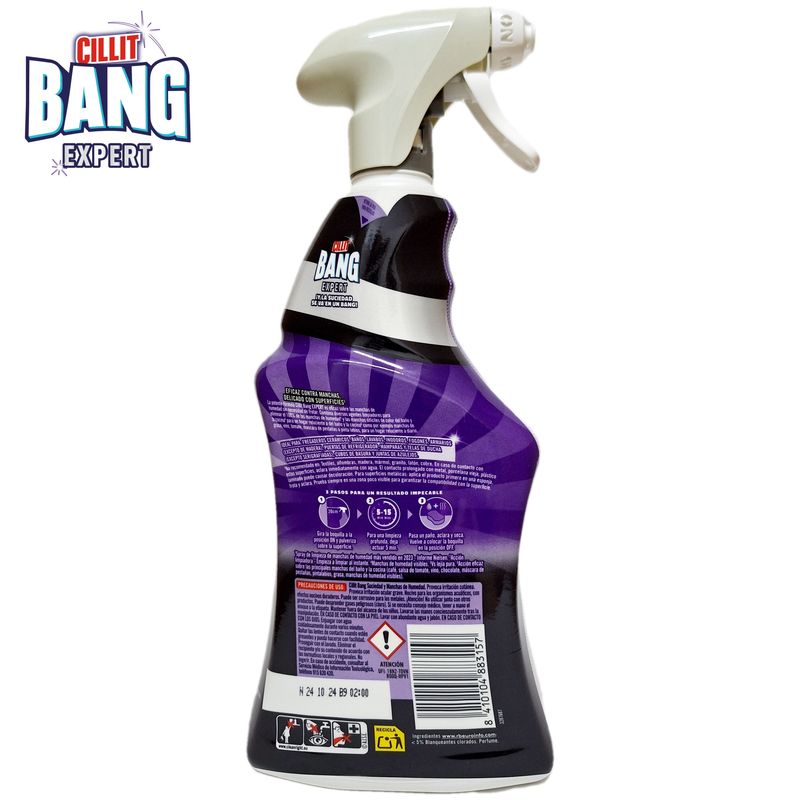 Cillit Bang Expert - Suciedad y Machas de Humedad - Pulverizador - 750ml.
