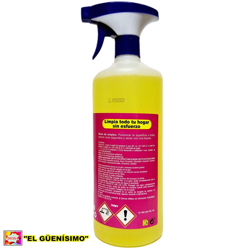 El Güenísimo - Deisa - Limpiador Multiusos en Spray  - 1 Litro