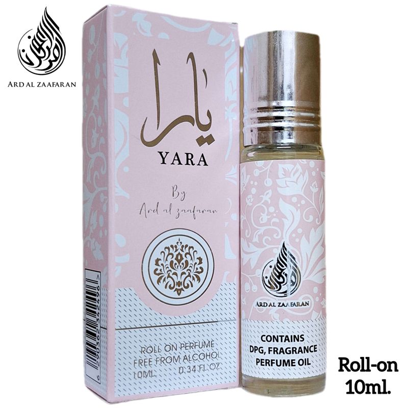 Yara de Ard Al Zaafaran 10ml. Roll-on  Perfume Oil para Mujer- Aceite de Perfume.