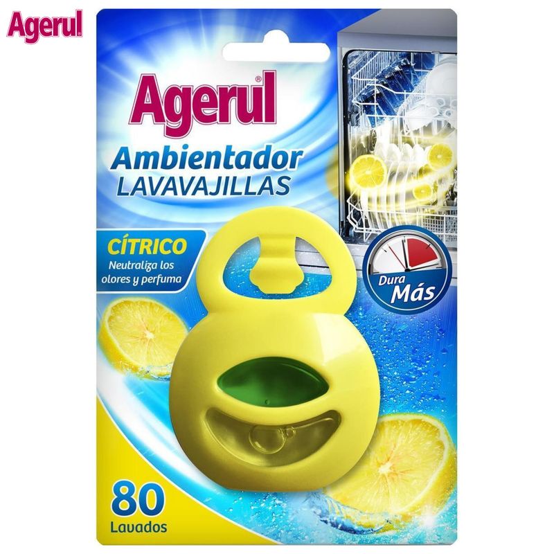 Ambientador Lavavajillas Agerul - Cítrico - 80 Lavados