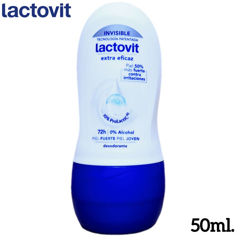 Desodoratne Lactovit Roll‑on Extra Eficaz 72h.