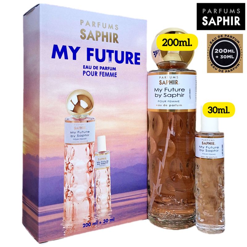 Parfums Saphir - My Future - Pour Femme - 200ml. + 30ml.