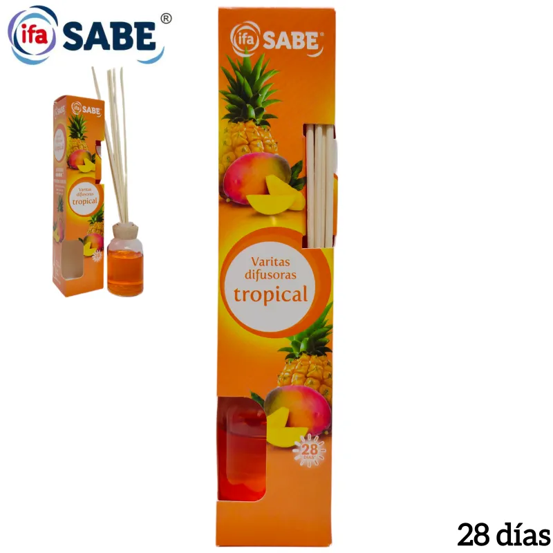 Mikado Ambientador Varitas Difusoras Tropical IFA Sabe 40 ml