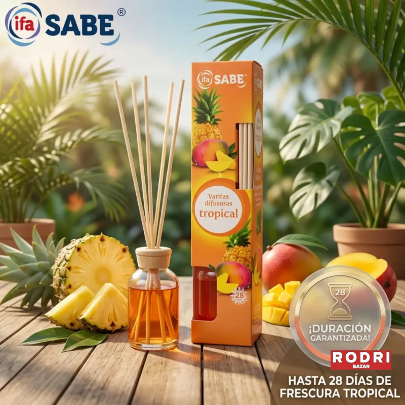 Mikado Ambientador Varitas Difusoras Tropical IFA Sabe 40 ml