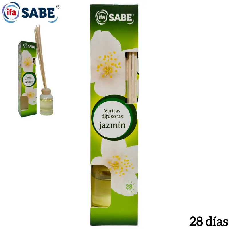 Mikado Ambientador Varitas Difusoras Jazmín IFA Sabe 40 ml