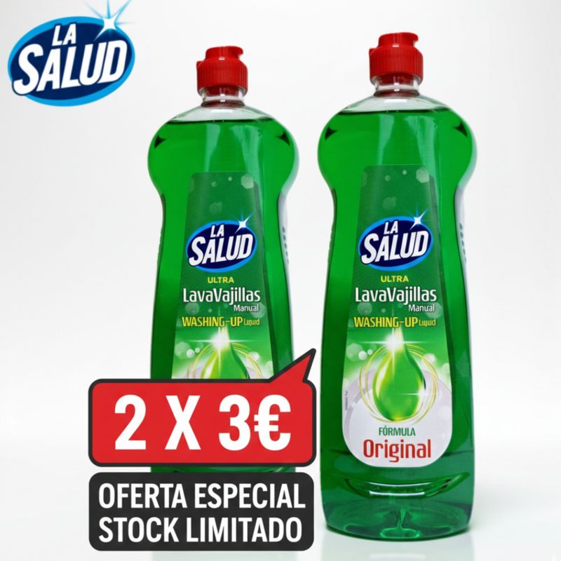 Lavavajilas Fórmula Original - La Salud - 1 Litro.