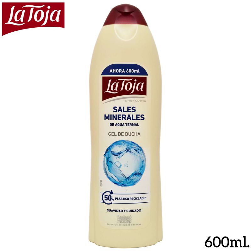 Gel de Ducha La Toja Hidrotermal Sales Minerales de Agua Termal - Suavidad y Cuidado - 600ml.