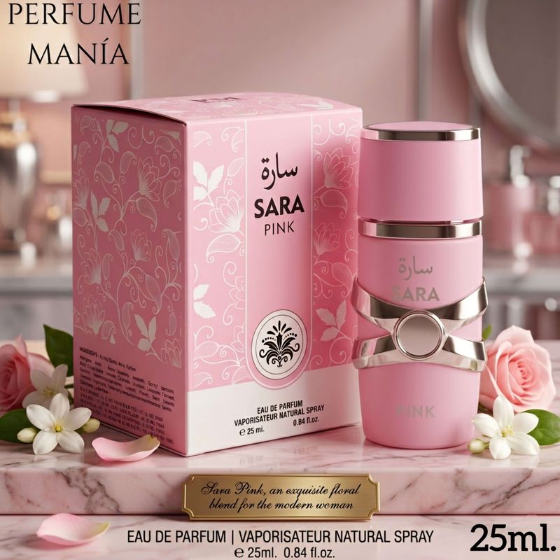 Sara Pink - Eau de Parfum Vaporizador Natural Spray - 25ml.