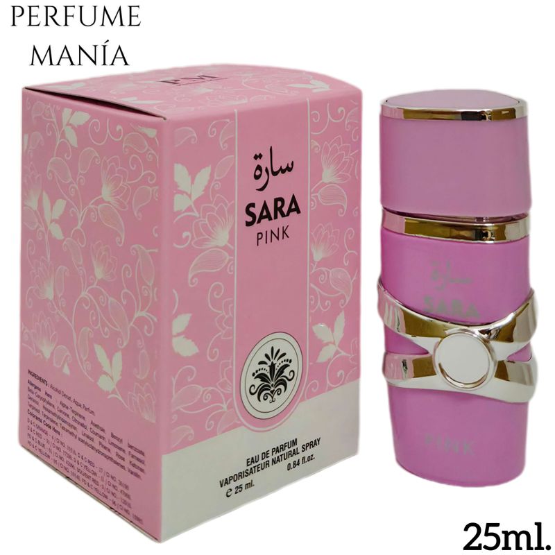 Sara Pink - Eau de Parfum Vaporizador Natural Spray - 25ml.