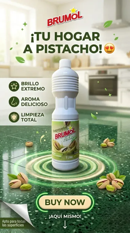 Brumol Fregasuelos Concentrado Pistacho Splash | Neutralizador de Olores - 1 Litro