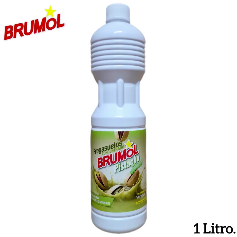 Brumol Fregasuelos Concentrado Pistacho Splash | Neutralizador de Olores - 1 Litro