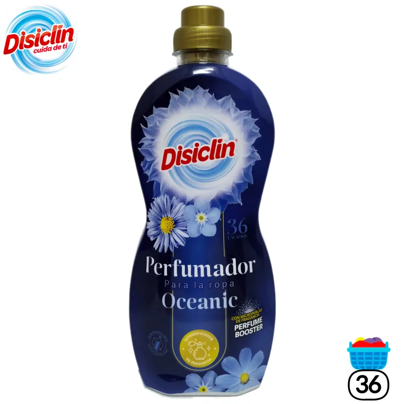 Perfumador Líquido para Ropa Disiclin Oceanic con Microperlas – 36 Lavados (720ml)