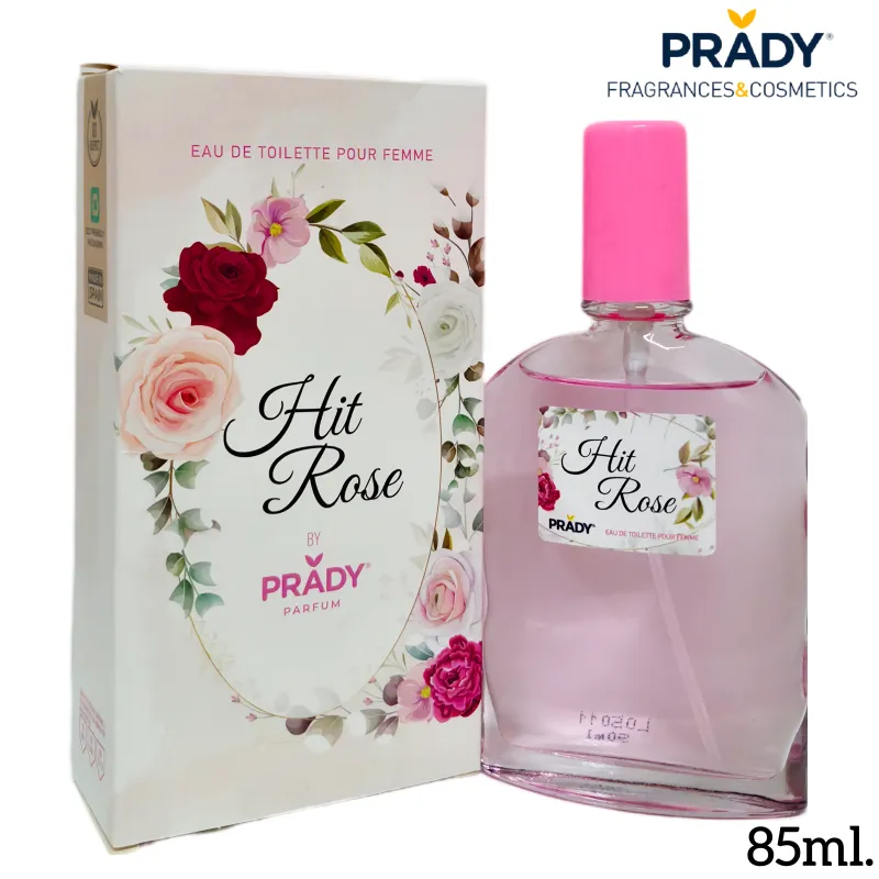 Perfume de Mujer Prady Hit Rose Eau de Toilette 85ml Vaporizador