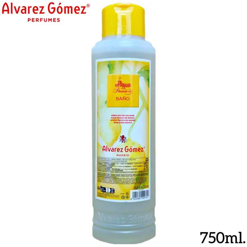 Colonia Cítrica Alvarez Gómez Agua Fresca de Baño 750ml