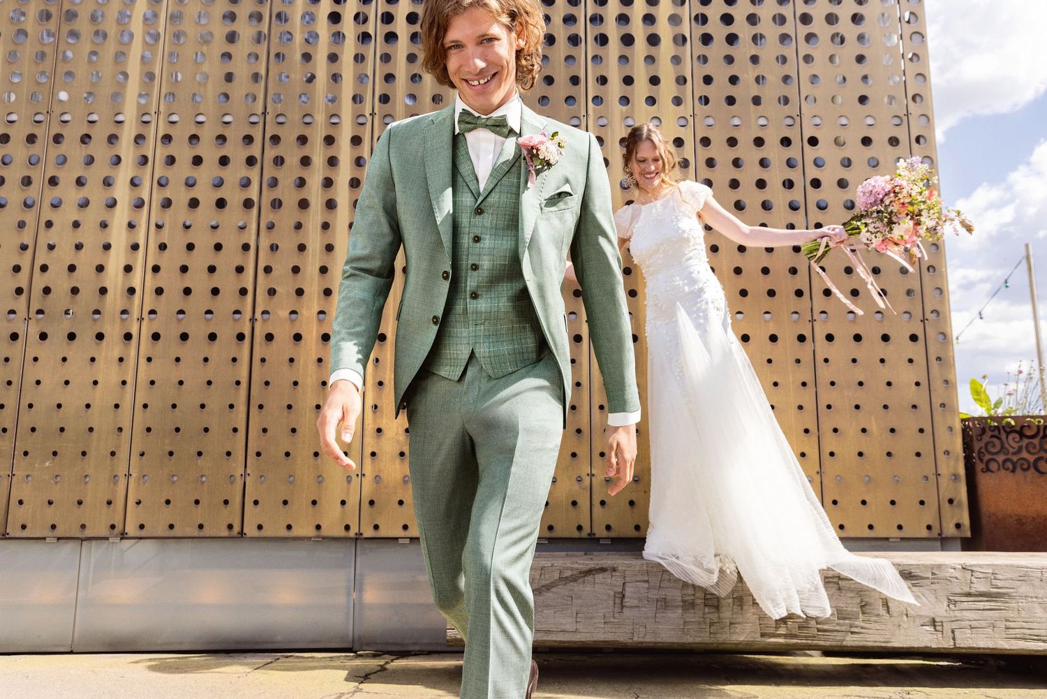 GREEN WEDDING Wilvorst Hochzeitsanzug "Look 3" Click & Collect