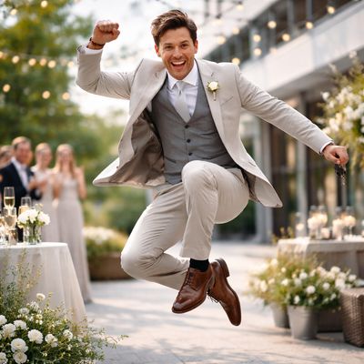 Stretch Hochzeitsanzüge