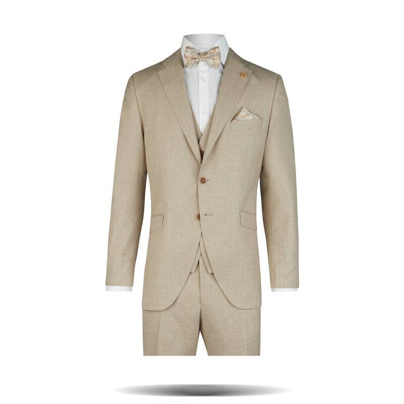 Green Wedding Anzug beige