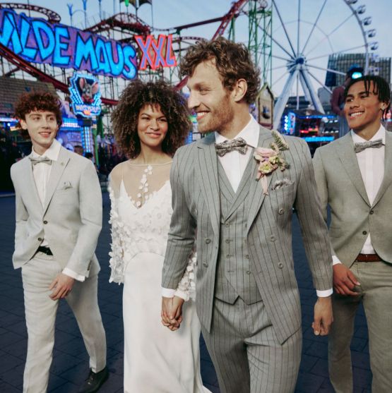 GREEN WEDDING Hochzeitsanzug 2026 GREEN WEDDING Hochzeitsanzug 2026 "Look 8" Zweireiher