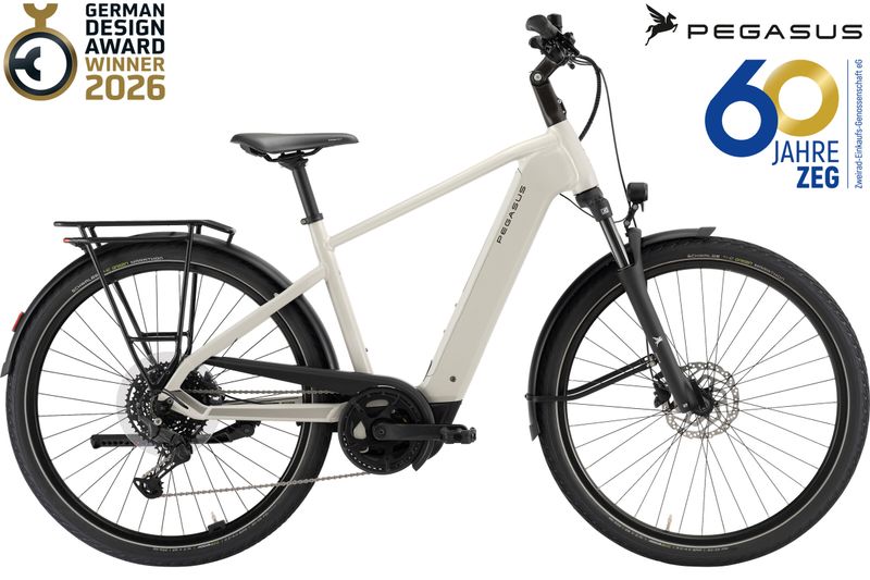 Pegasus Solero EVO 10 - 600Wh - kieselgrey -