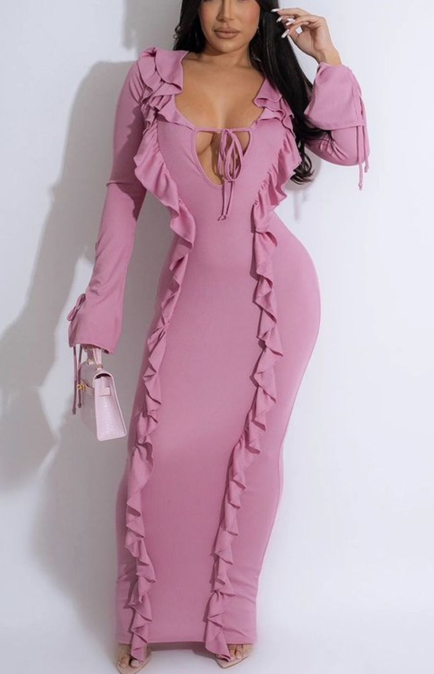 Ruffle Maxi Dress