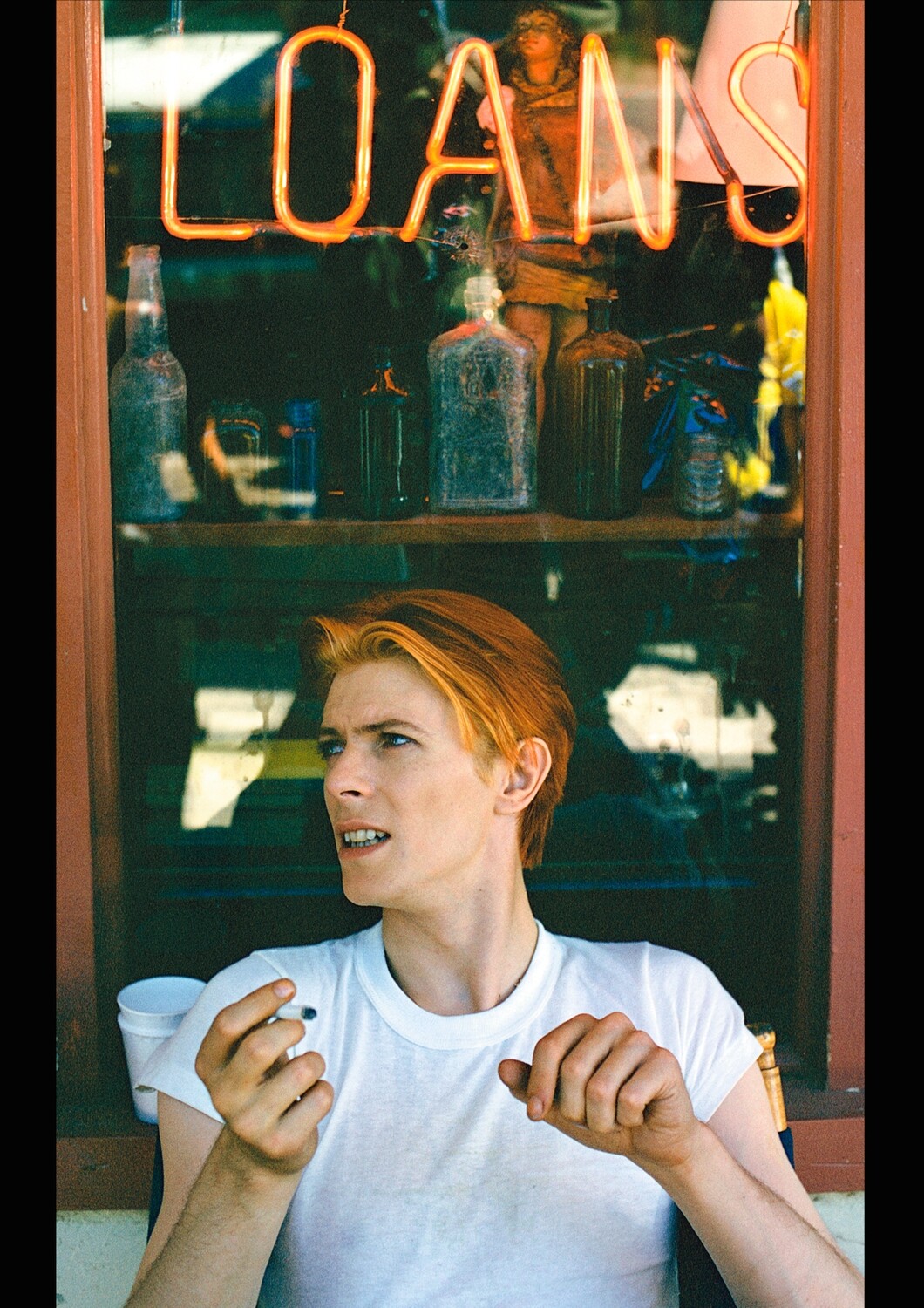 David Bowie: TMWFTE Neon Loan sign, 1975- MAC023