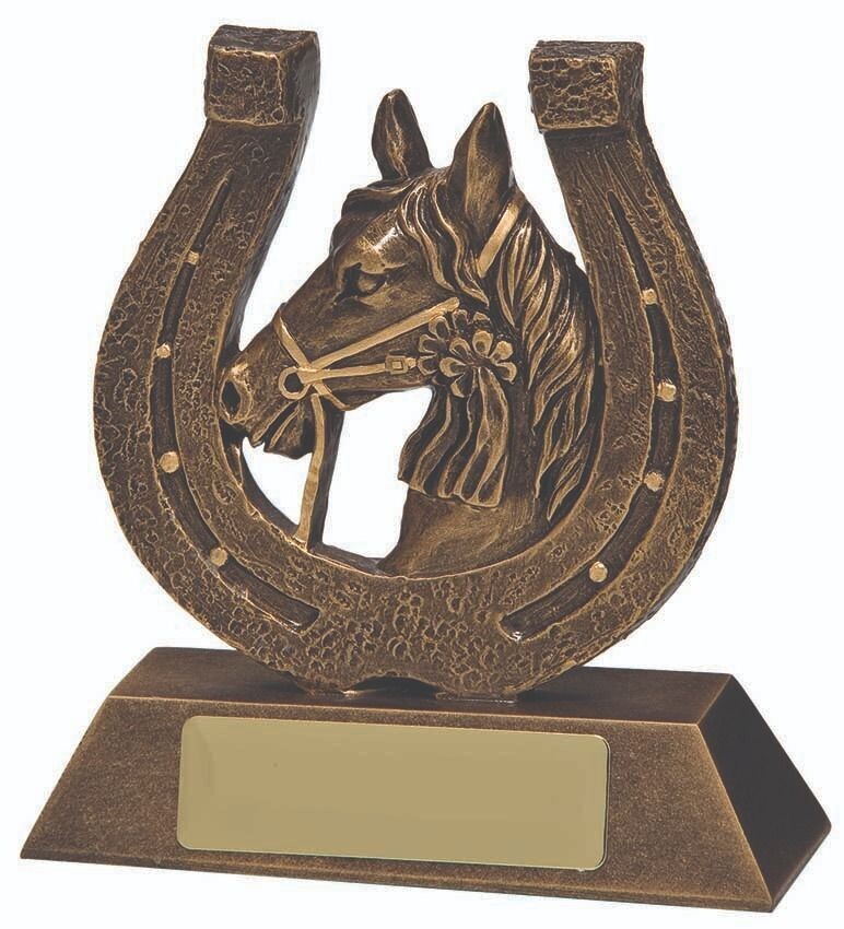 Golden Horse Shoe Trophy - 2 sizes