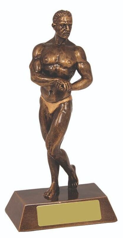 Male Bodybuilding Trophy - 2 sizes